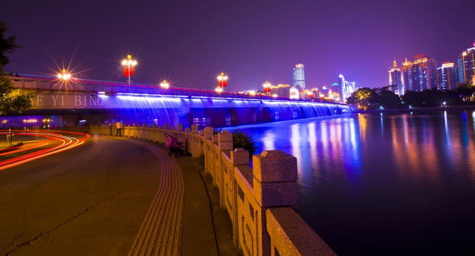 南湖公园夜游