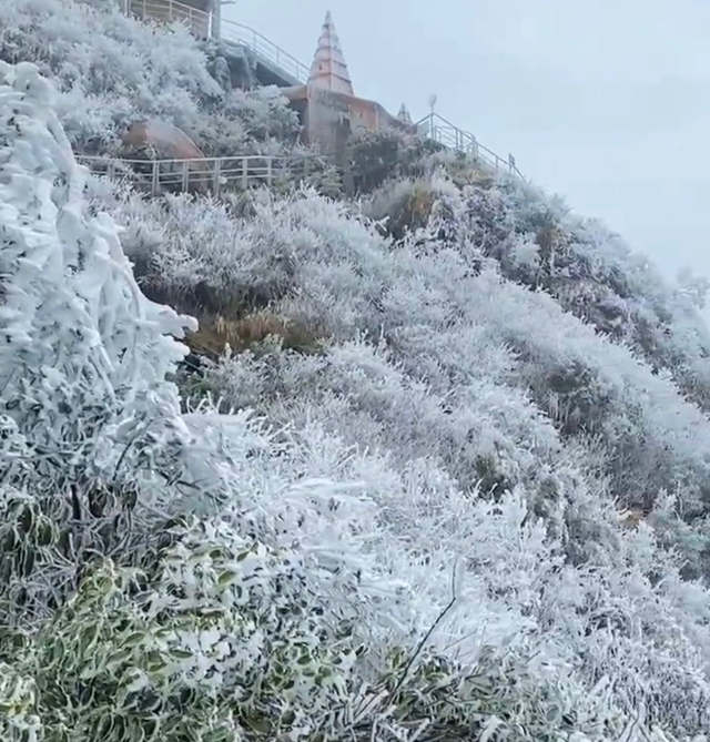 冰封的阴那山美景2--雾凇