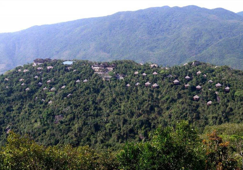 山中的楼阁，人间的天堂--<font color=