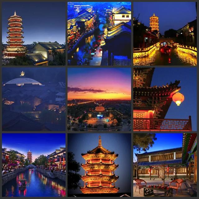 滦州古城的夜景景点