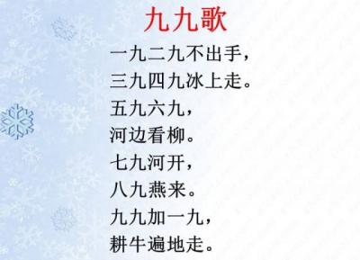 五九是什么意思，五九六九具体是哪天？（答案在这里！）