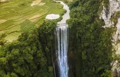 带你去看美丽的风景：广西稻田瀑布--靖西通灵大瀑布