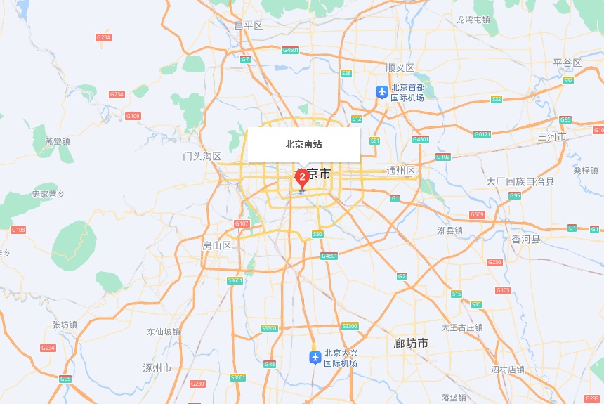 北京南站在哪里？北京南站在哪个区？(北京南站的详细地址与地图！)