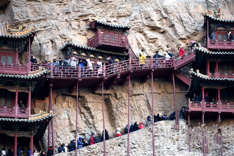 中国八大最险寺庙2、山西悬空寺