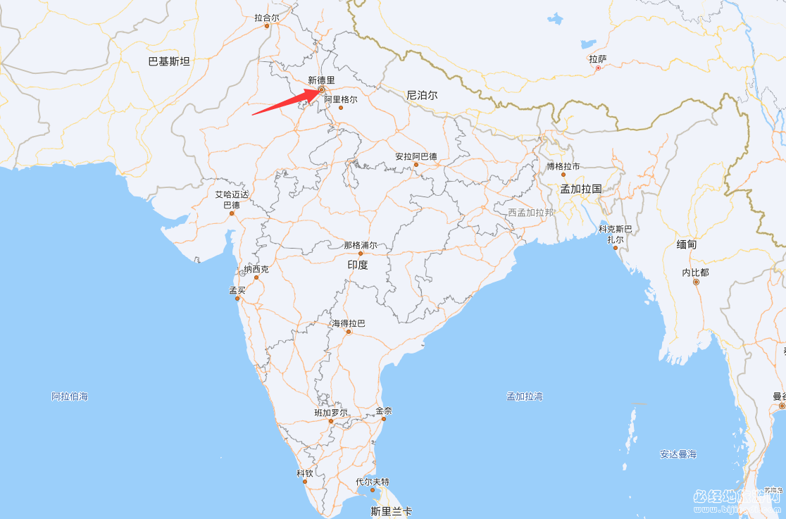 印度的首都是哪里？哪座城市？印度首都位置地图与最佳旅游时间