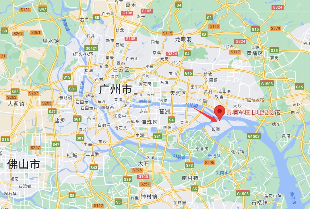 黄埔军校在哪里？黄埔军校旧址纪念馆在哪里？黄埔军校的位置地图与简介