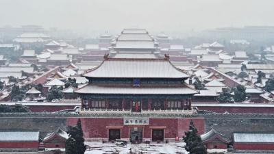 你不知道的北京故宫雪景有多美，北京故宫雪景图来了！