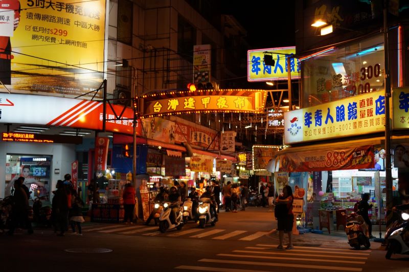台湾台中逢甲夜市