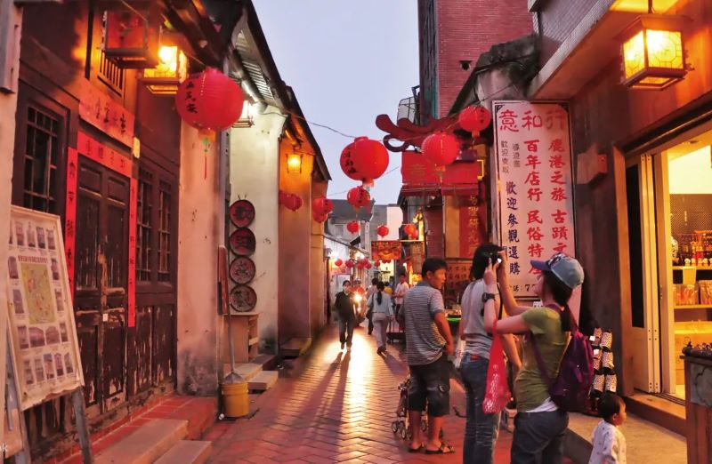 台湾彰化鹿港小镇(鹿港商圈)