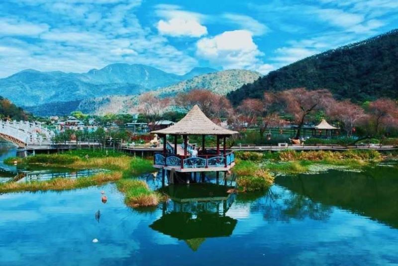 南投埔里鲤鱼潭风景区