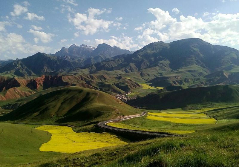 青海祁连山风光旅游景区