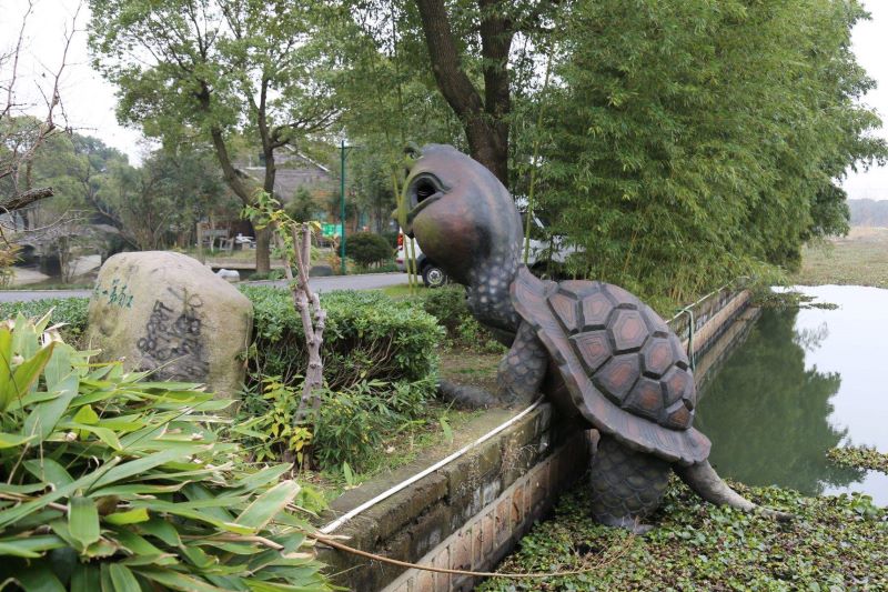 上海金龟岛渔村