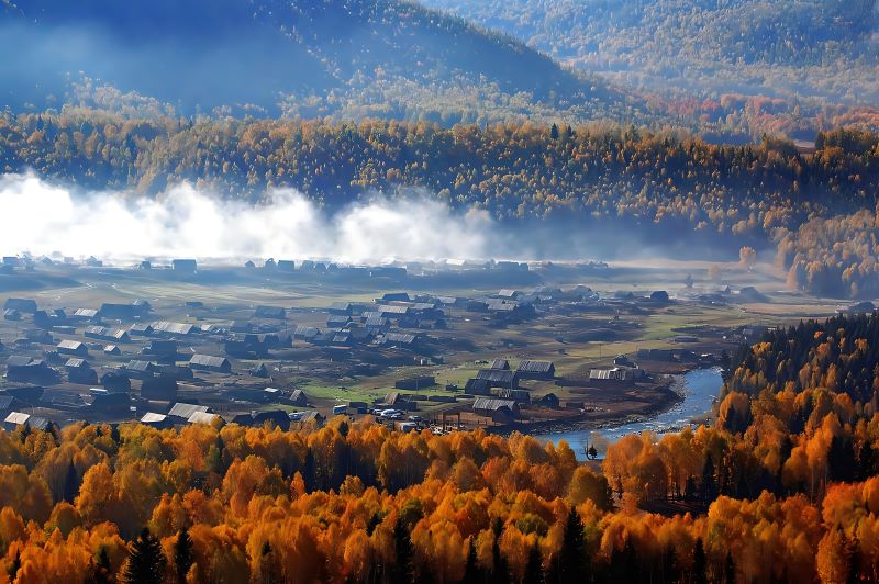 新疆禾木风景区