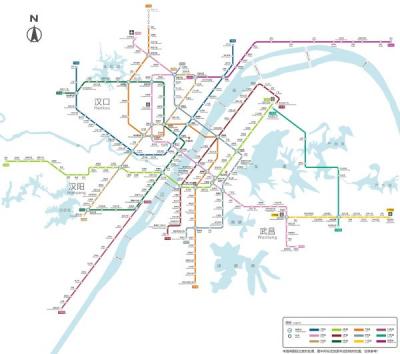 武汉市地铁线路图_武汉地铁运营时间（4k高清版大图，每年更新！）